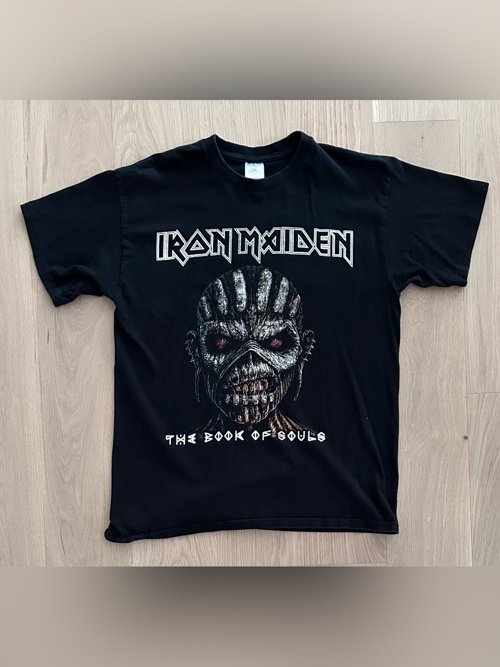 Iron Maiden The Book of Souls Double Sided Concert Tour T-Shirt